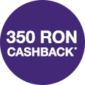 350 lei cashback
