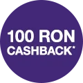 100 lei cashback
