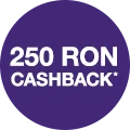 250 lei cashback
