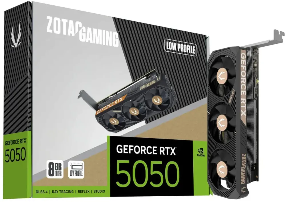 ZOTAC GAMING GeForce RTX 5050 Low Profile, 8192 MB GDDR6