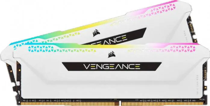 Memorie RAM Corsair Vengeance RGB PRO SL White 16GB DDR4 3200MHz CL16 Dual Channel Kit