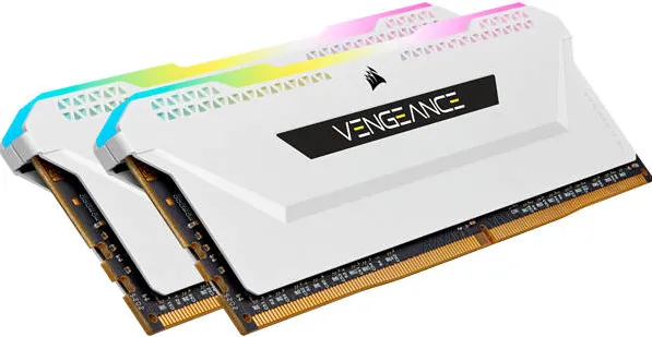 Memorie RAM Corsair Vengeance RGB PRO SL White 32GB DDR4 3200MHz CL16 Dual Channel Kit