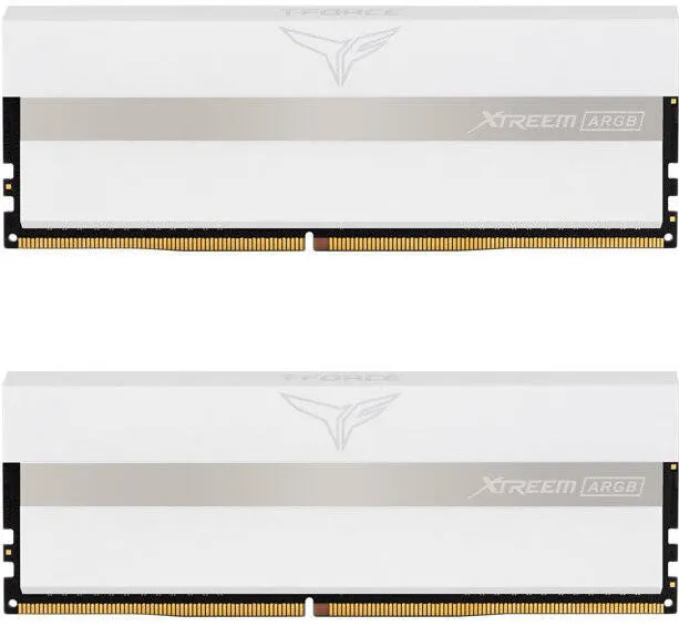 Memorie RAM Team Group T-Force Xtreem ARGB White 16GB (2x8GB) DDR4 3600MHz CL18 1.35V Dual Channel Kit