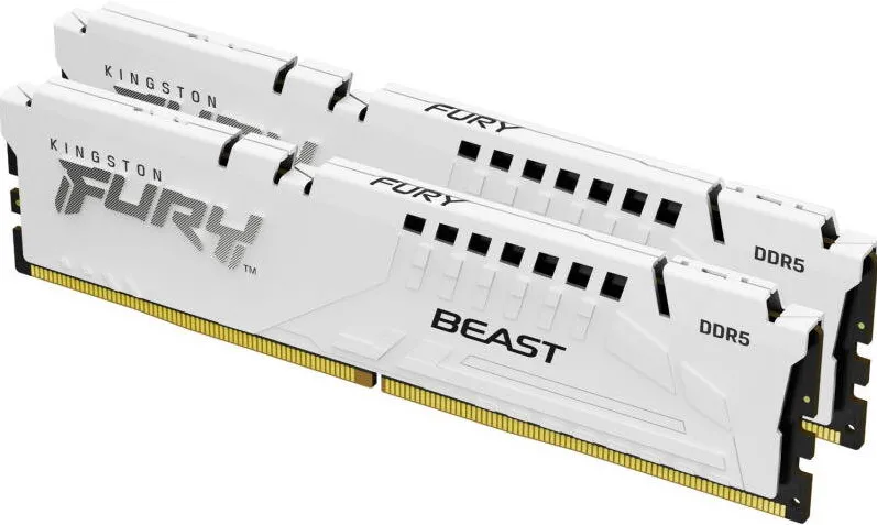 Memorie RAM Kingston FURY Beast White 32GB DDR5 5600MHz CL40 Dual Channel Kit