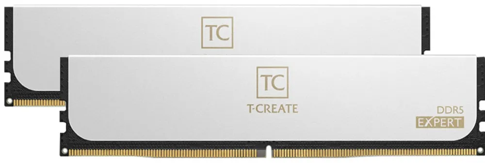 Team Group DDR5 - 32GB - 6000 - CL - 30 (2x 16 GB) dual kit, RAM (white, CTCWD532G6000HC30DC01, T-CREATE EXPERT, AMD EXPO)