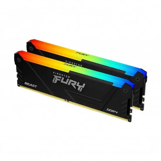 Memorie RAM Kingston FURY Beast RGB K2 DDR4 3200MHz 32GB C16