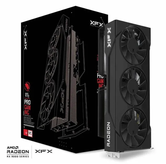 Placa Video XFX SWIFT RX 9060XT OC 3-FAN 16GB