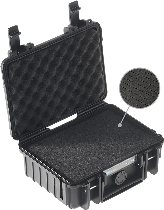 BW Outdoor Cases Type 500 / Black (pre-cut foam)