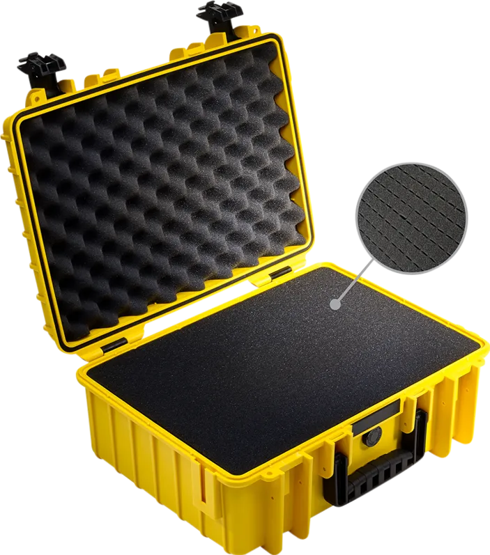 BW Outdoor Cases Type 5000 / Yellow (pre-cut foam)