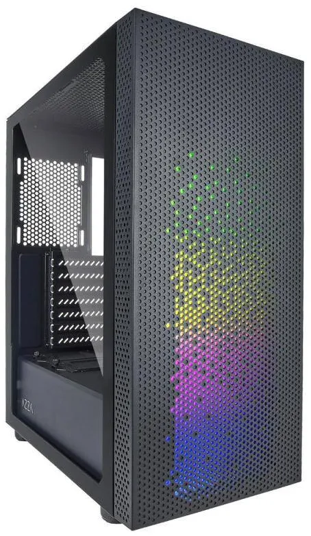 Carcasa PC AZZA Midi ATX Celesta 340F tempered Glass ARGB