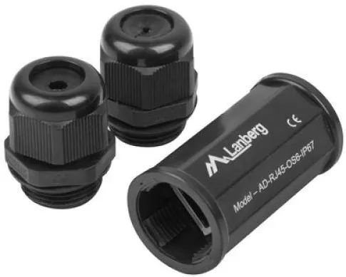 LANBERG Cuplaj inline RJ45 Cat.6 FTP etans IP67