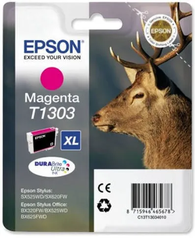 Cartus Imprimanta Epson MAGENTA C13T13034010 10,1ML ORIGINAL STYLUS SX525WD