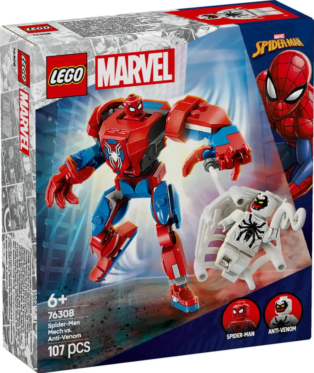 LEGO Robot spiderman vs. anti-venom, LEGO76308