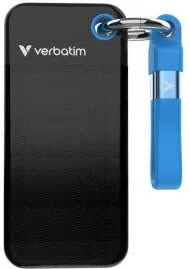 SSD Extern VERBATIM Pocket SSD USB 3.2 2TB Black/Blue