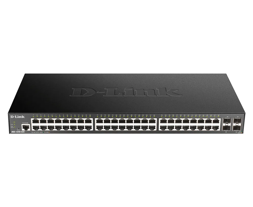Switch D-Link DGS-1250-52X/E 48-port Gigabit Smart