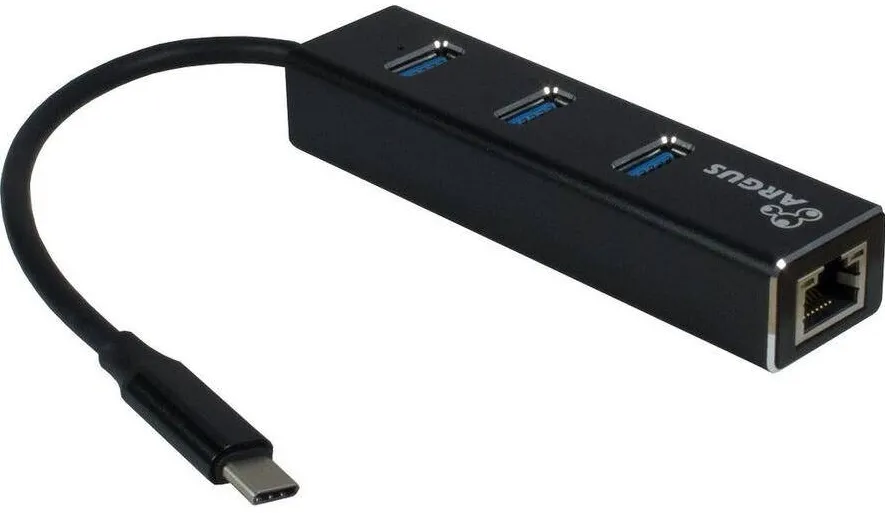 Adaptor Inter-Tech LAN-Argus IT-410 USB-C Gigabit Ethernet
