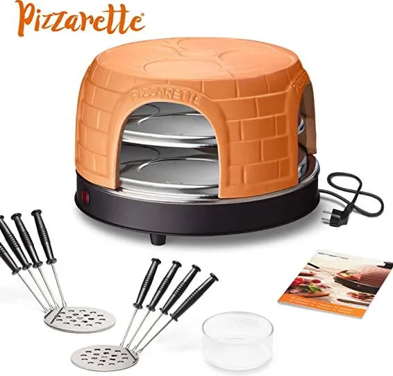 Cuptor Pizza Emerio Pizzarette Prebake Funktion, 8 Pers