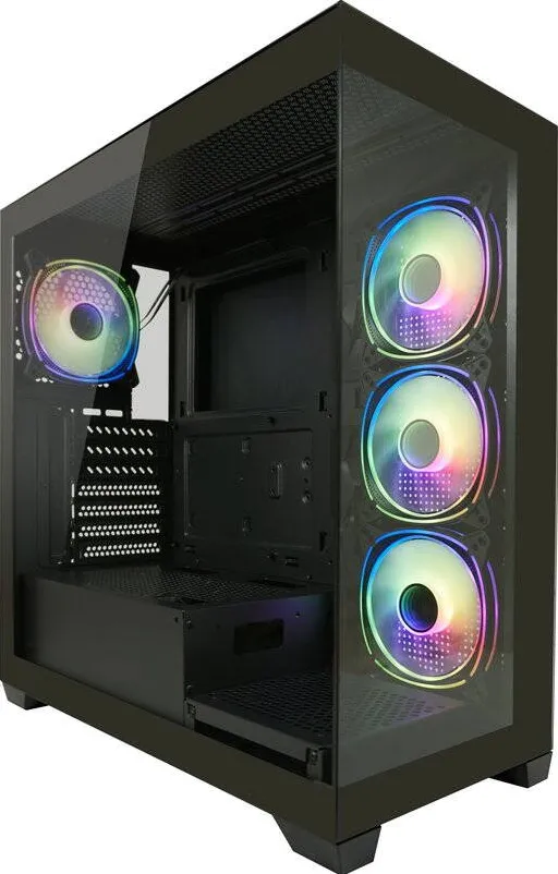 Carcasa PC LC-Power LC-715B-ON Shaded Gaming Black