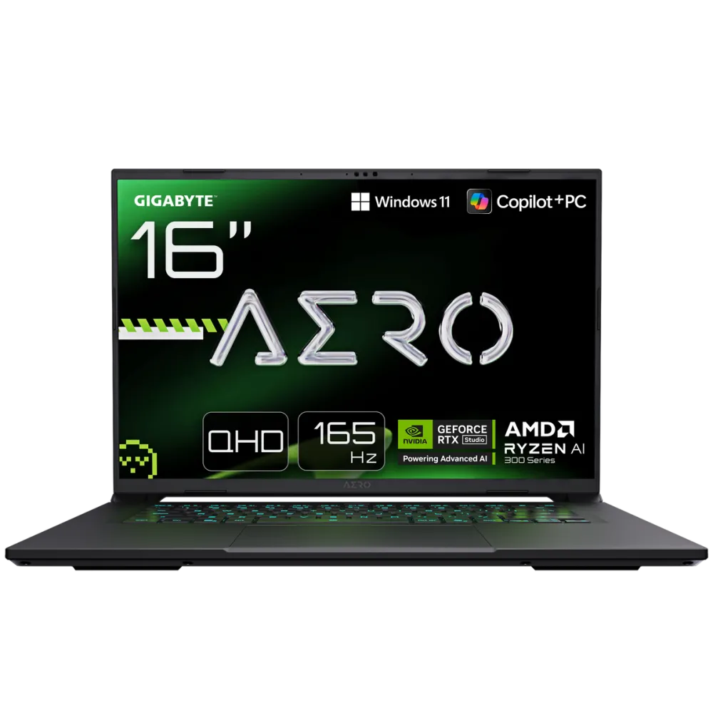 AERO X16 1WH-93EEC64AH 16" QHD AMD R7 350/32GB/1TB/RTX 5070/Win11 Home/ENG kbd/Black-Gray/2Y Warranty