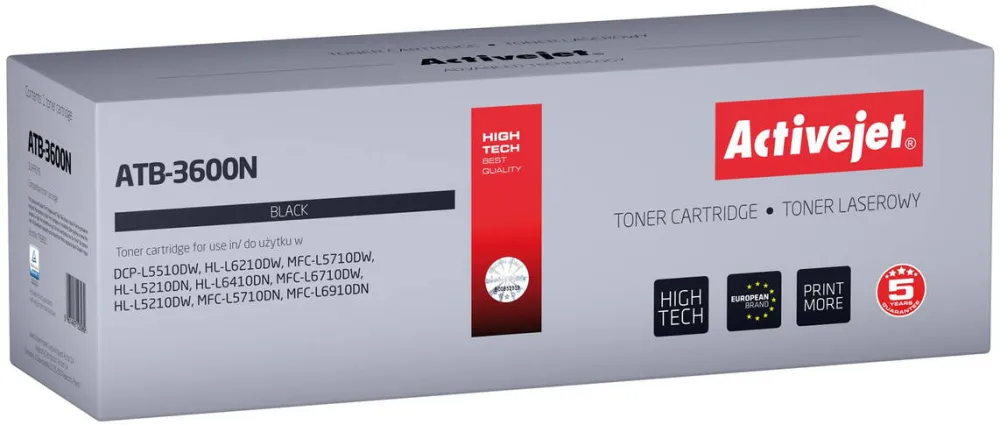 Toner ACTIVEJET ATB-3600N compatibil Brother TN3600 negru