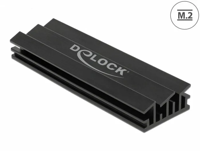 DELOCK Radiator 70 mm pentru modul M.2 Negru