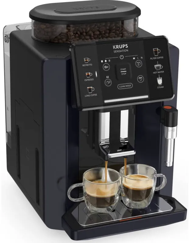 Espressor KRUPS Sensation EA910B10, 1450W, 15bar, 1.7L