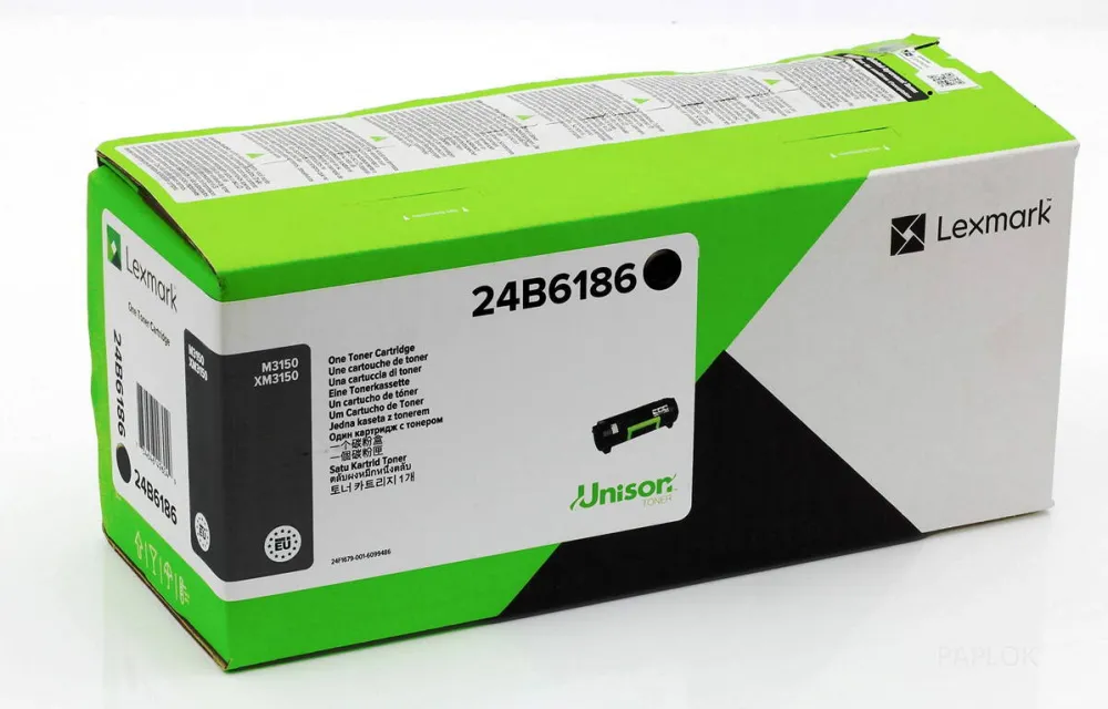 Toner imprimanta Lexmark 24B6186 XM3150