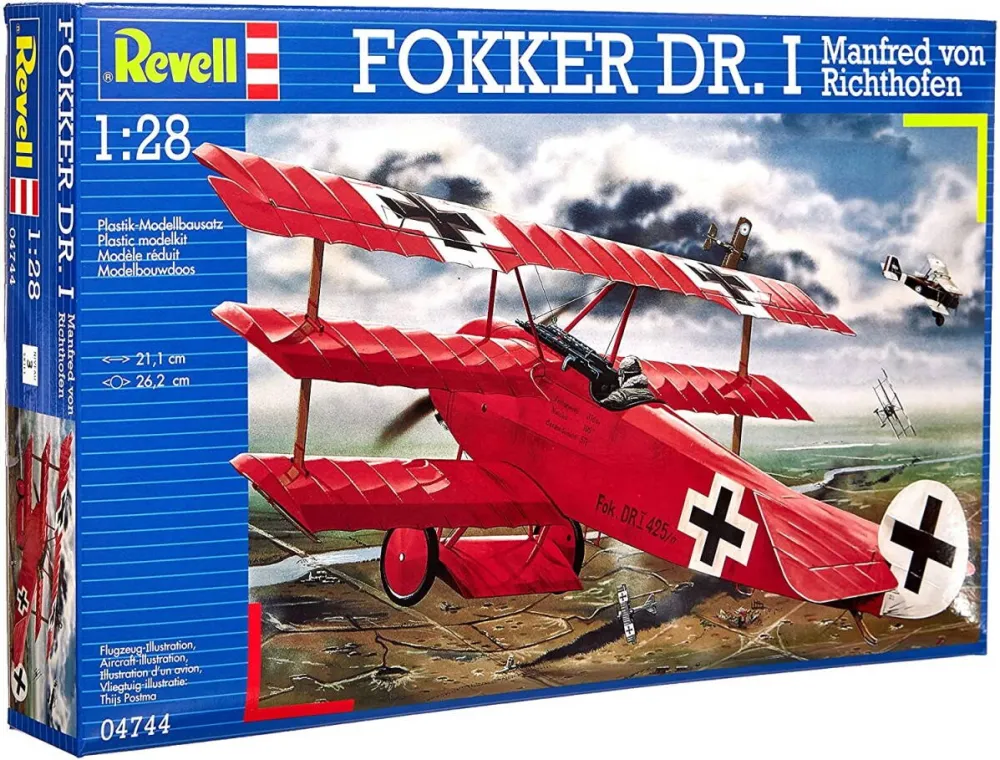 Macheta / Model Revell Fokker Dr. I