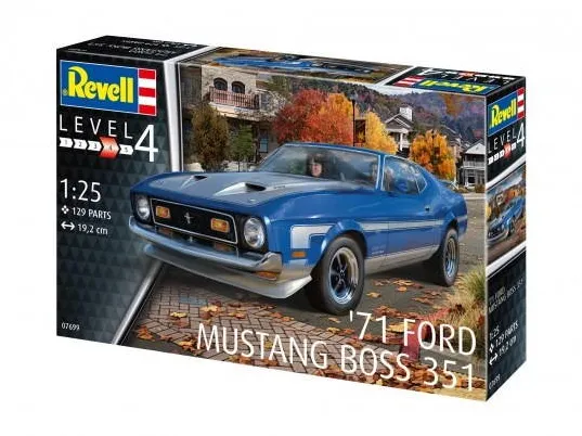 Figurina Revell Car 71 Ford Mustang Boss 351 1/25