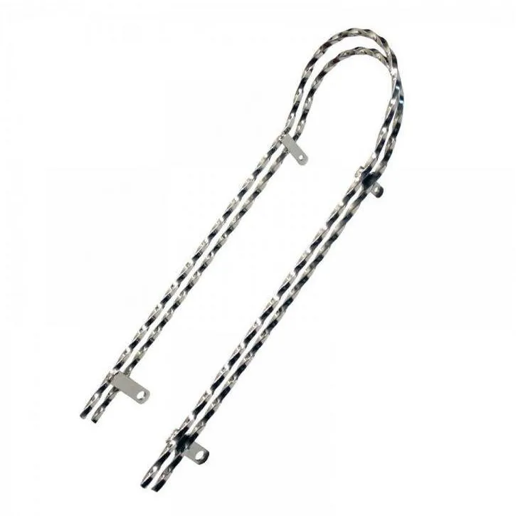 Pegas SISSYBAR 18INCH PATRAT TORSIONAT, CROM