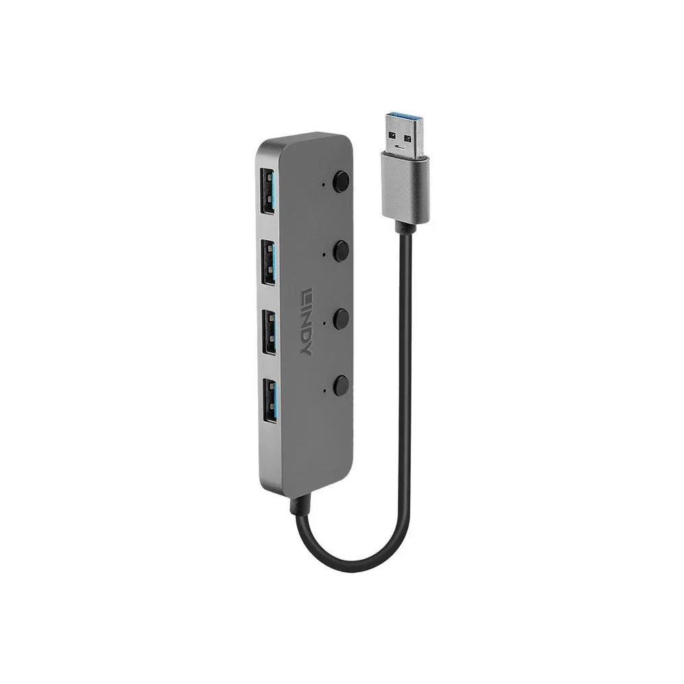 Hub USB Lindy USB 3.0 Aktiv-Hub 4 Port