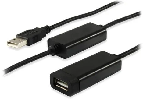 EQUIP Equip USB Kabel 2.0 A -> A Verl. St/Bu 15.00m 480Mbps akt.sw