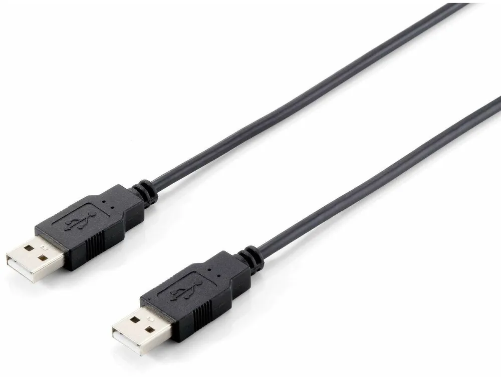EQUIP USB Kabel 2.0 A -> A St/St 1.80m 480Mbps sw Polybeutel