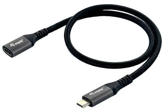 Cablu USB 3.2 EQUIP 128370 USB-C la USB-C 0.5 m 5 A negru