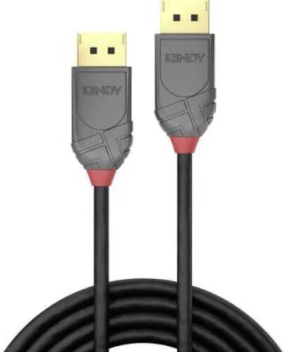 Lindy DisplayPort Kabel Anthra Line 1m