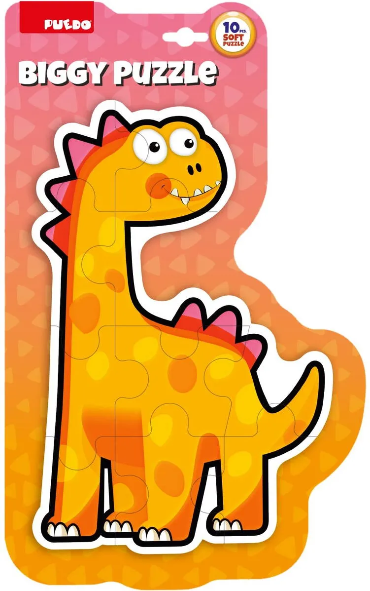 Puzzle PUEDO TOYS PUZZLE MAXI, 10 PIESE- PORTOCALIU