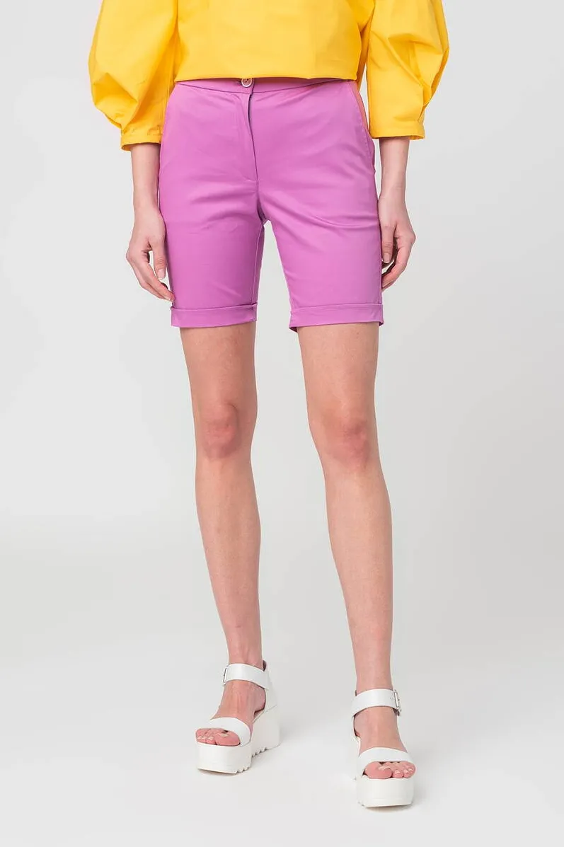 Pegas PANTALONI SCURT CASUAL FEMEI LILA S