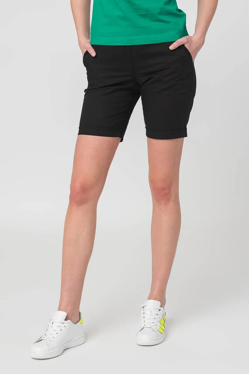 Pegas PANTALONI SCURT CASUAL FEMEI BLACK XL