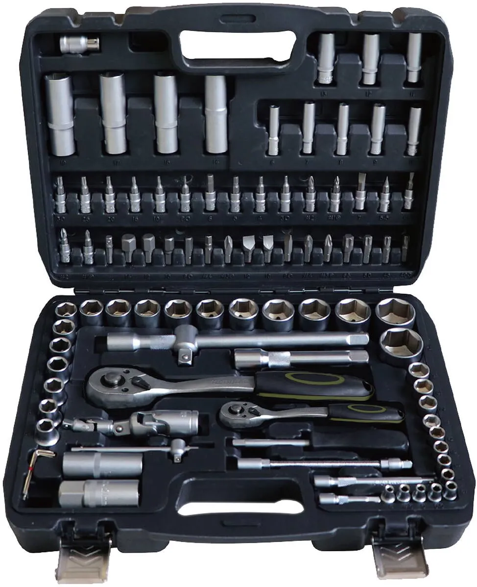 HEINNER Hr trusa 93 piese 1/4"&1/2" cr-v