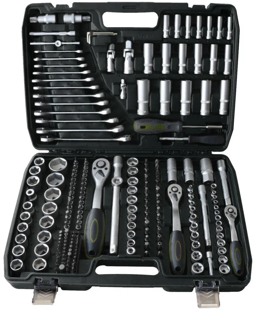 HEINNER Hr trusa 216 piese cr-v (1/4",3/8"&1/2")
