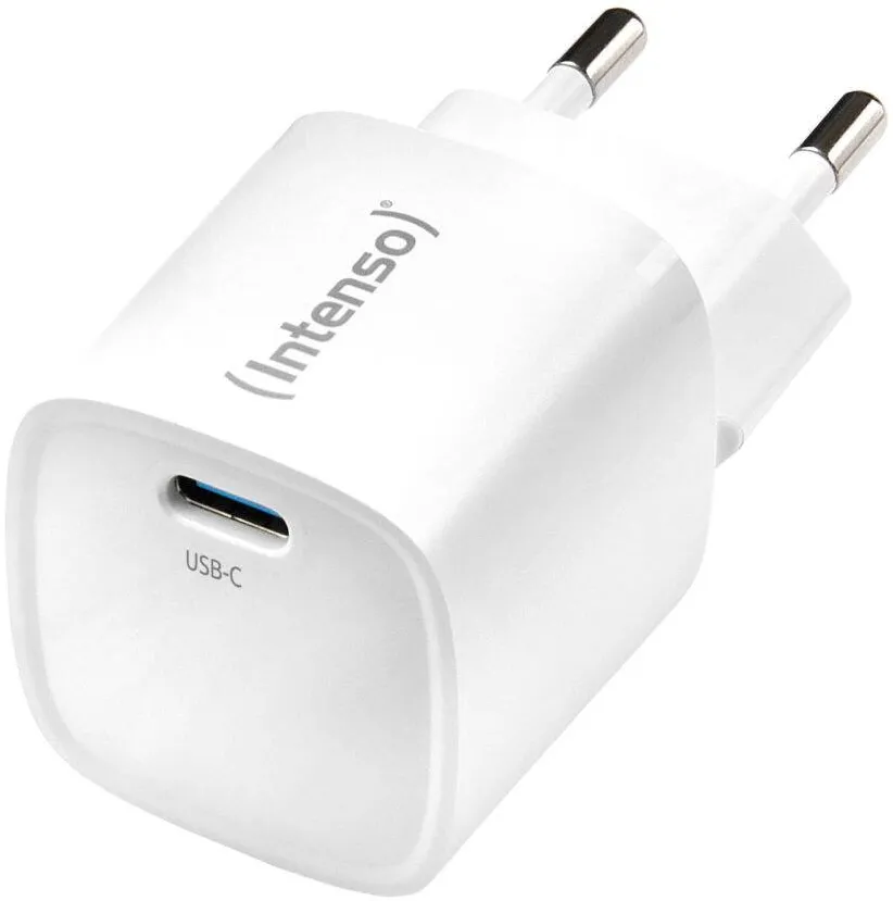 Incarcator retea Intenso W30C² GaN 1x USB-C 30W alb