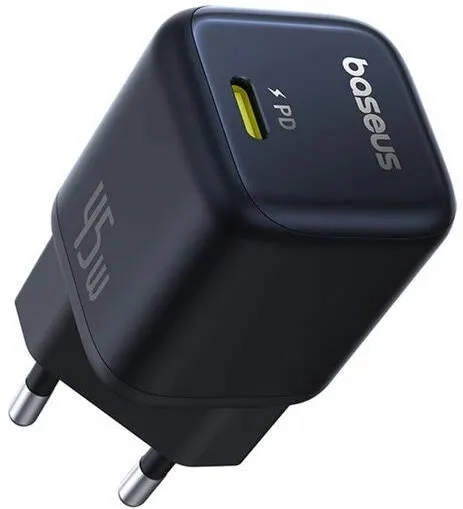 Incarcator retea Baseus PicoGo GaN 45W USB-C negru