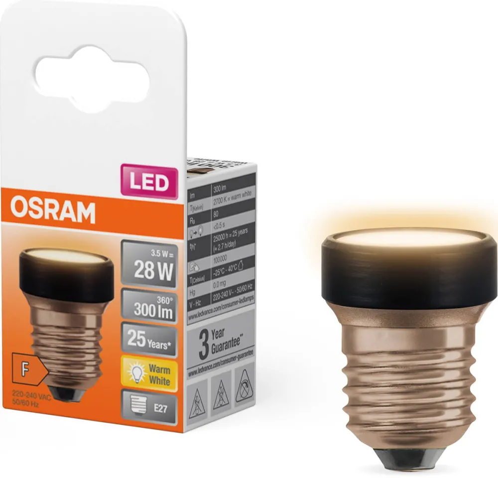 Osram LED STAR Flat Flat Frosted 28 non-dim 3,5W/827 E27