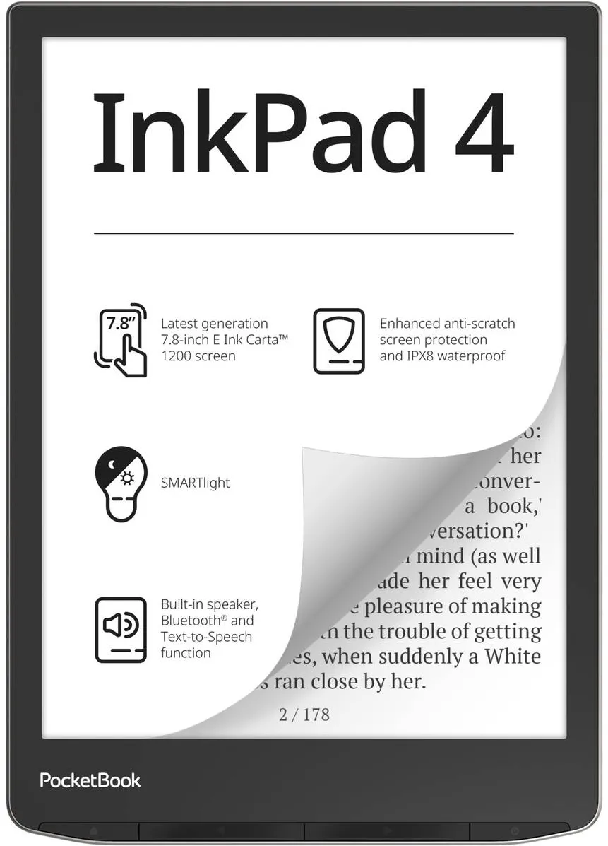 eBook Reader PocketBook InkPad 4 Stardust Silver