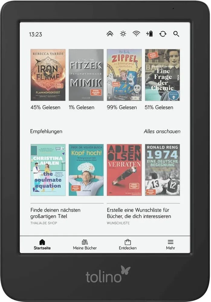 eBook Reader Tolino shine color