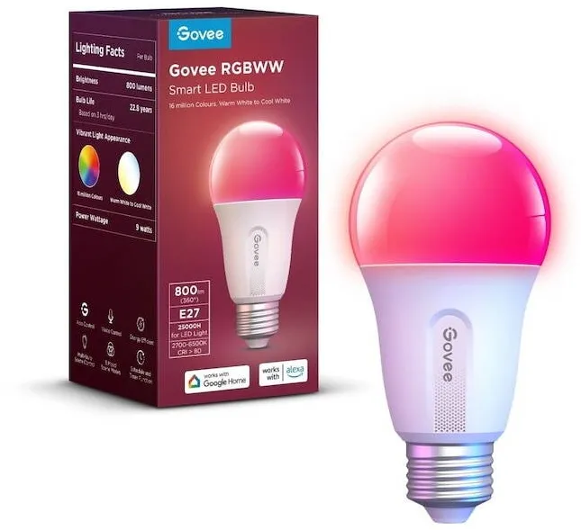 Govee Govee Smart Wifi&BLE Light Bulb 800lm