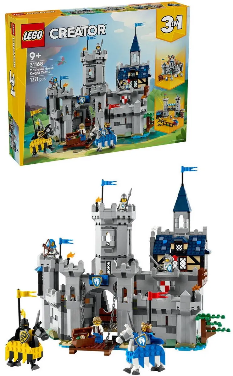 LEGO Bricks Creator 31168 Medieval Horse Knight Castle