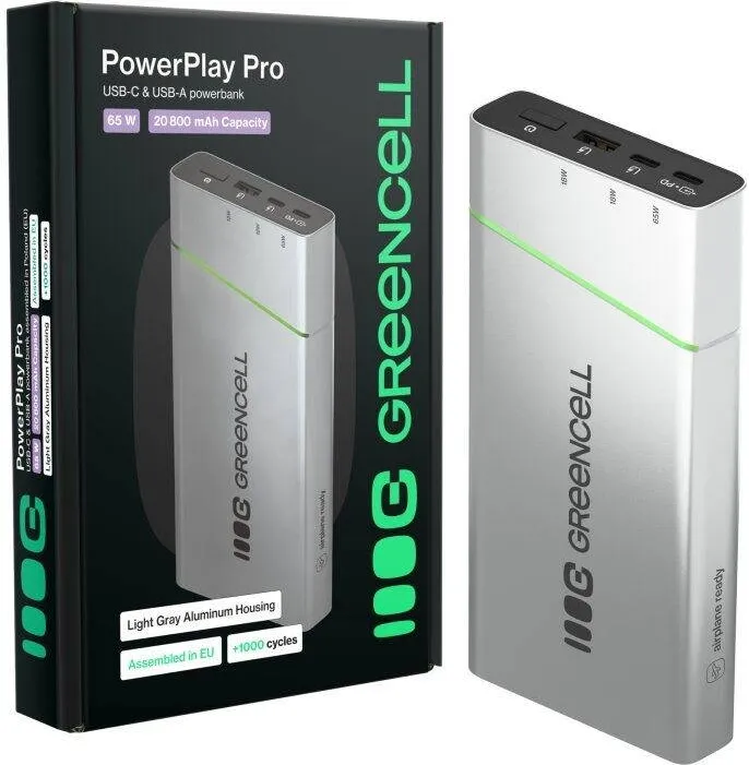 Green Cell Powerbank 65W PowerPlay 20800mAh PD PL