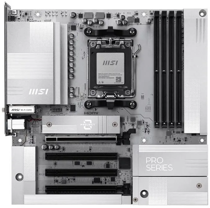Placa de Baza MSI MSI Mainboard PRO B850M-A WIFI PZ - Micro ATX - Socket AM5 - AMD B850