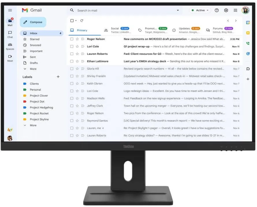 Monitor Lenovo LEN64BCMAT
